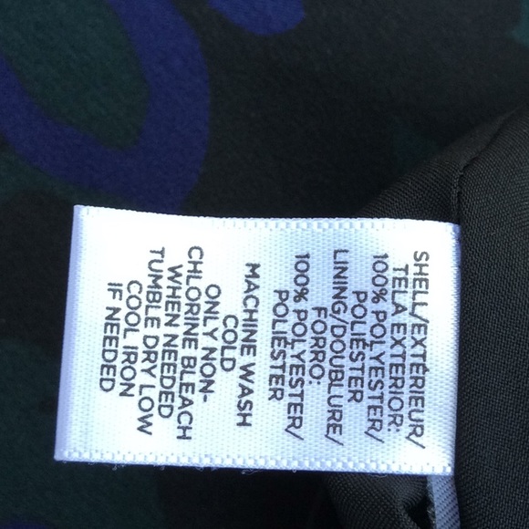 Pretty Black & Green Floral Flowy Dress by LOFT 6 - Picture 8 of 8